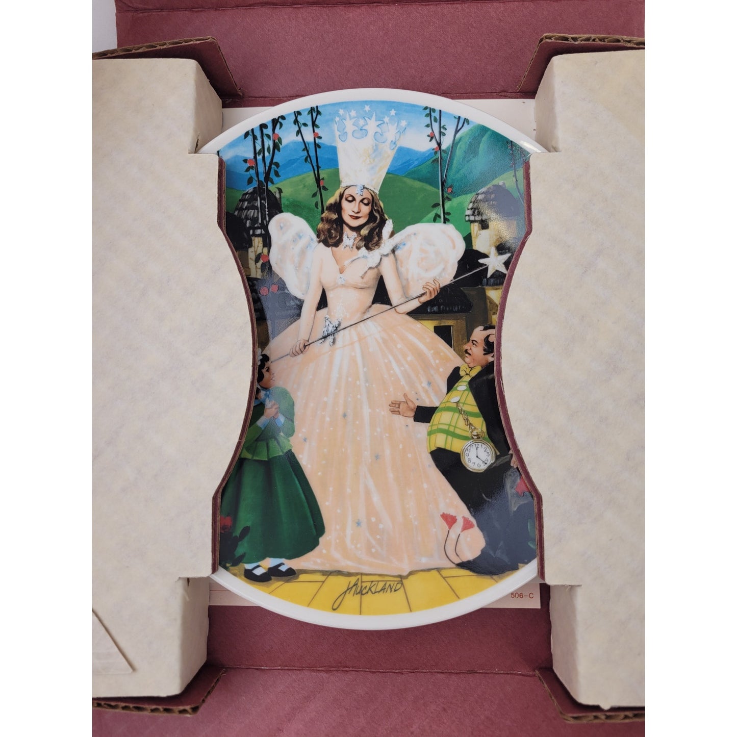 Wizard of Oz Complete Set of 8 Aukland Plates 1979 Knowles Fine China NIB
