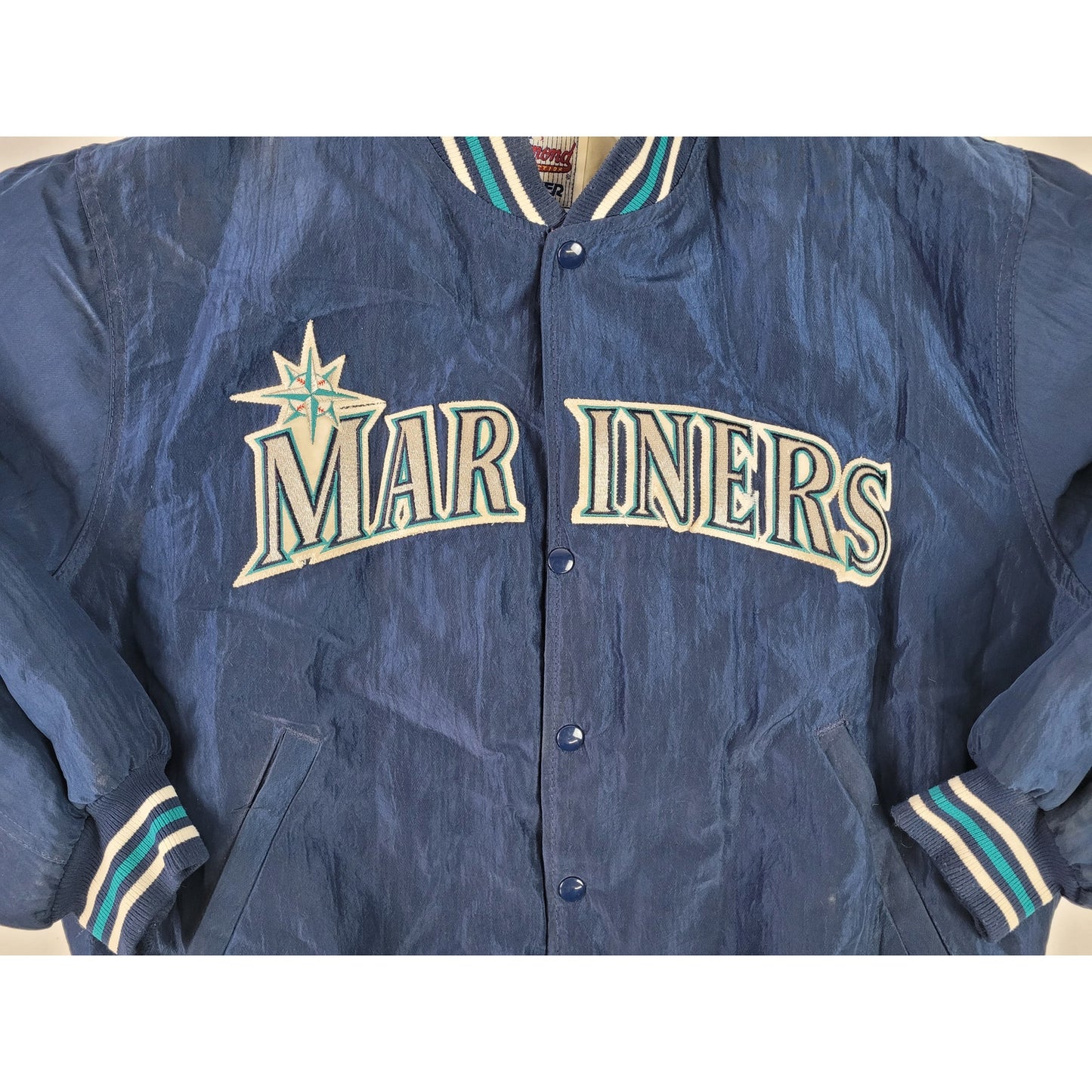 90s Start Diamond Collection Seattle Mariners Jacket Made in USA Fits M/L