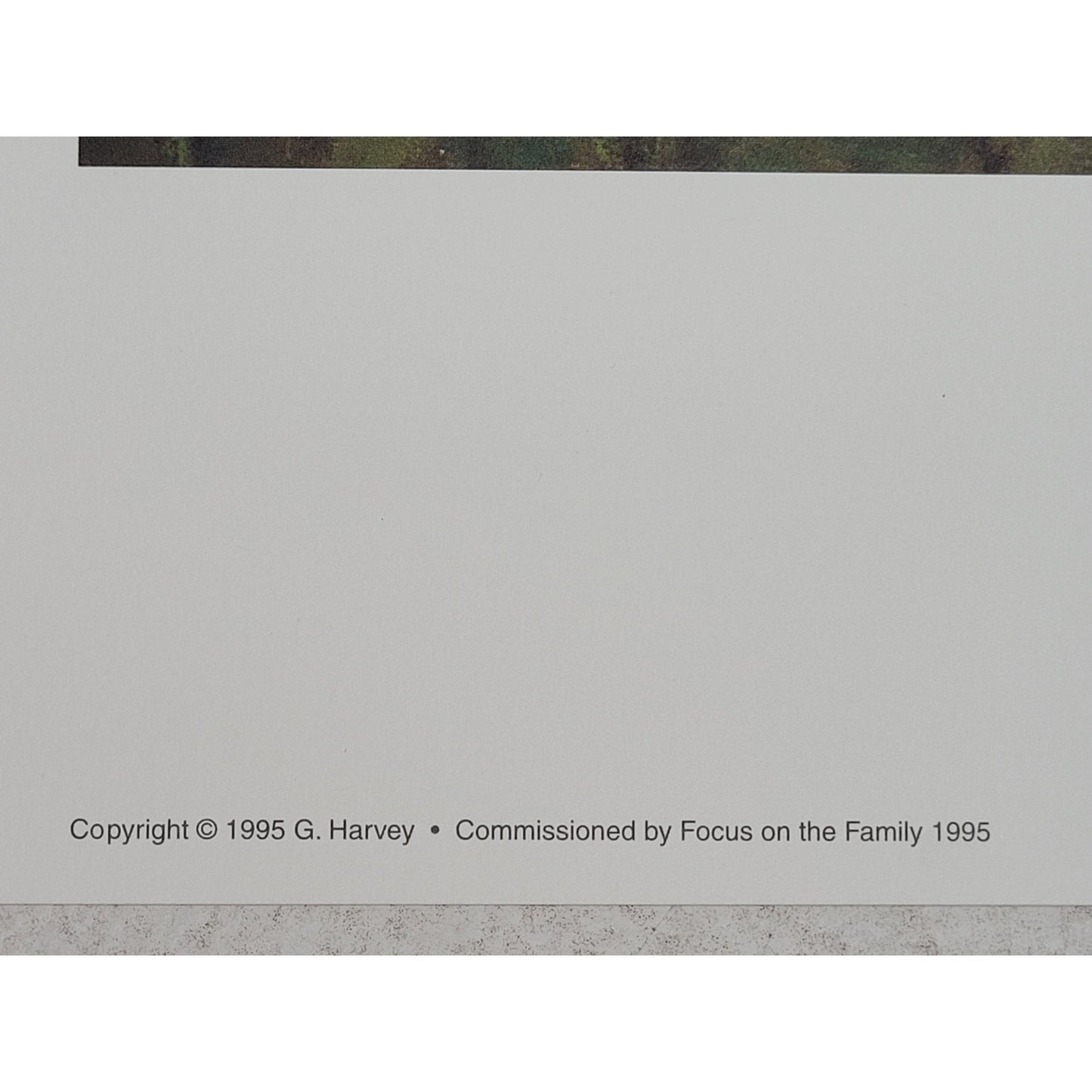VTG 1995 G. Harvey Reflecting His Majesty Paper Art Print w COA Limited Edition
