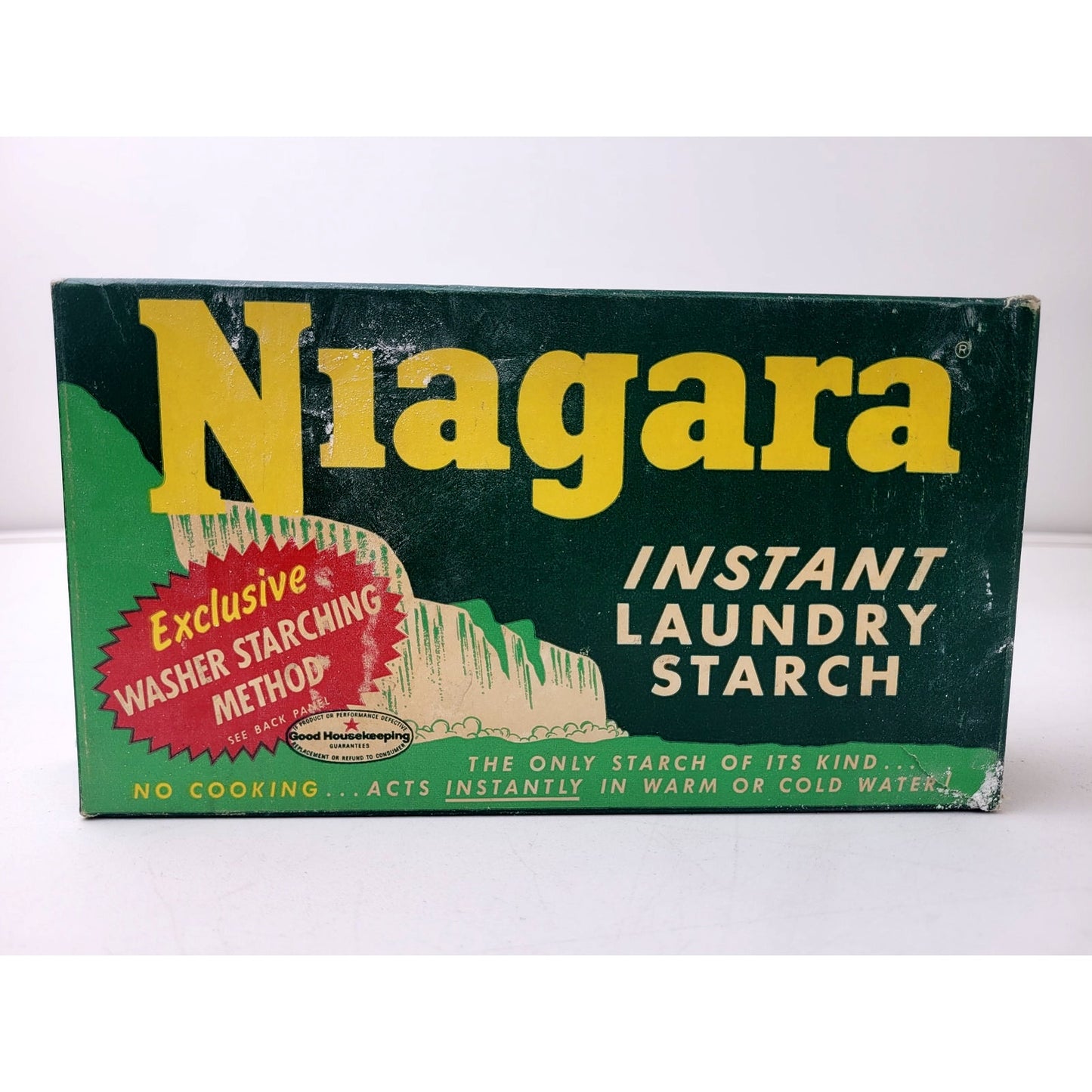 Vintage 1950s-60s Laundry Household Cleaning Supplies - Full Containers