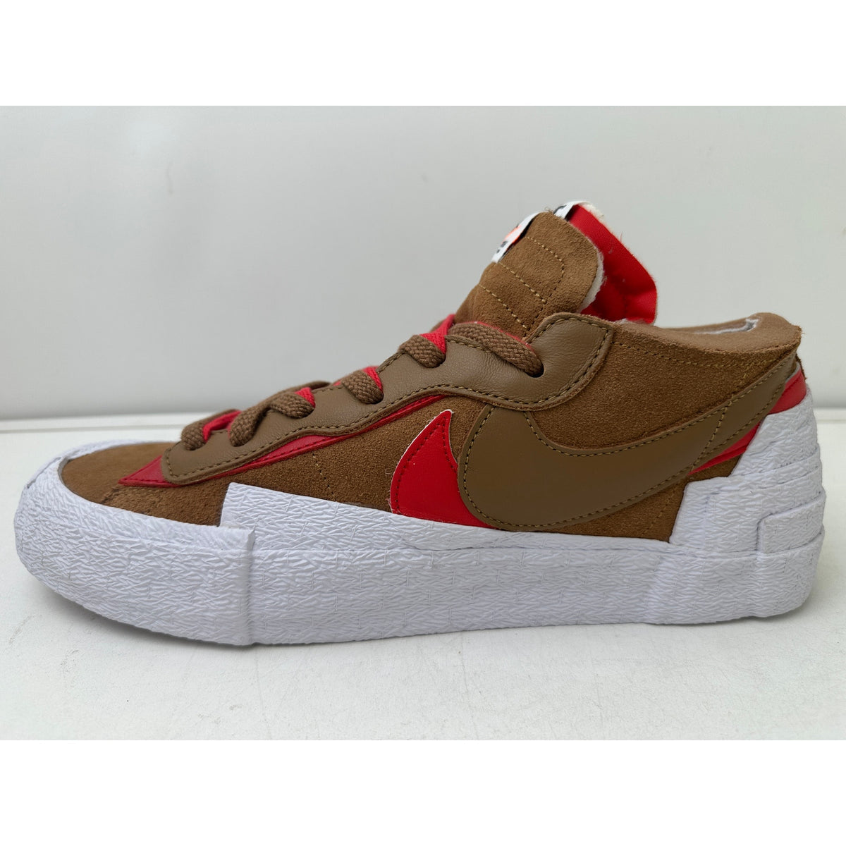 Nike Blazer Low x Sacai British Tan Sneakers Men's Sz 11