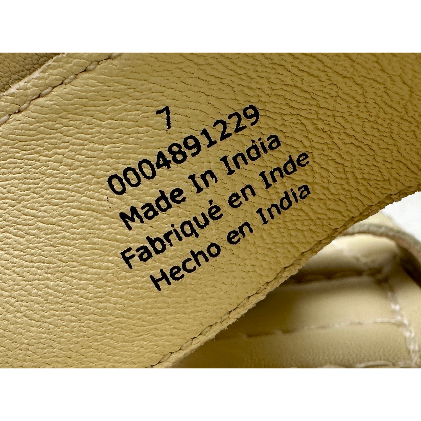 Free People Sloan Buttermilk Leather Buckle Sandals Women's Sz 7
