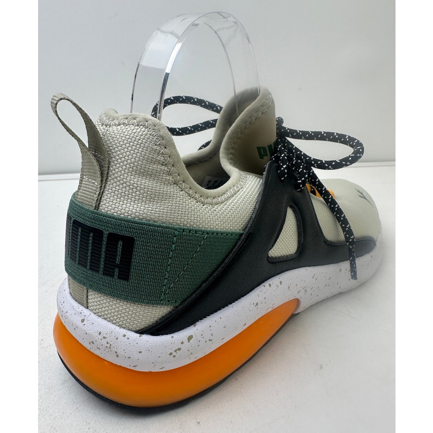 Puma Electron 2.0 Open Road Pebble Gray/Deep Forest/Apricot Sneakers Men's Sz 10
