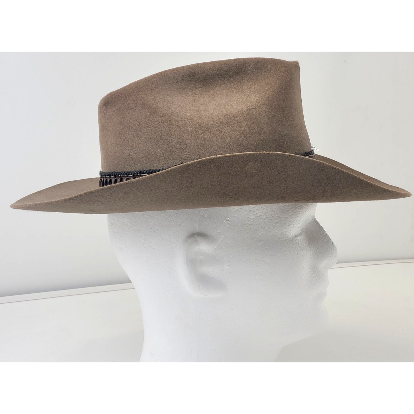 Vintage Stetson Beaver Rancher Cowboy Hat Sz 6 3/4