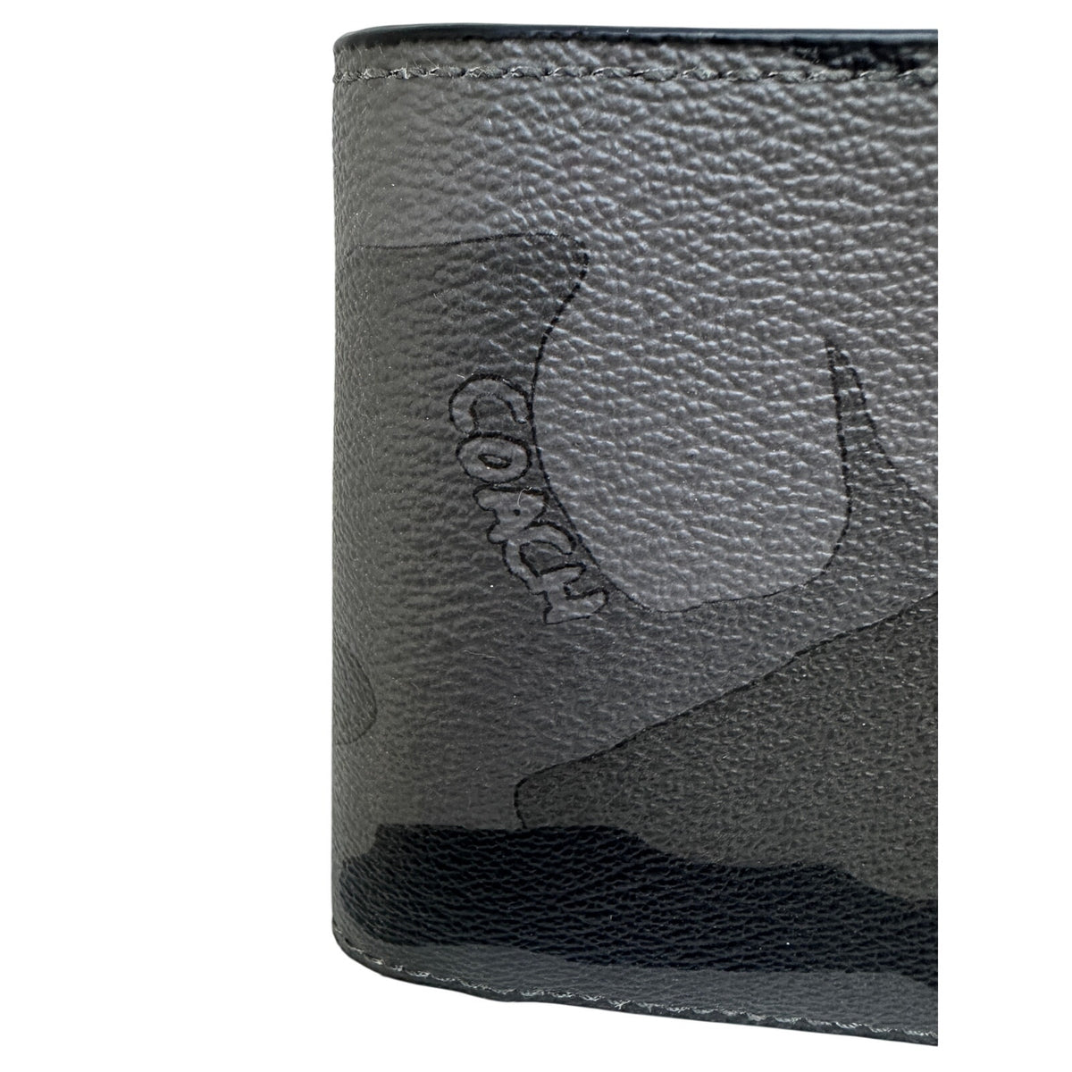 Coach F75101 Men’s Fog Camo Compact ID Bifold Wallet
