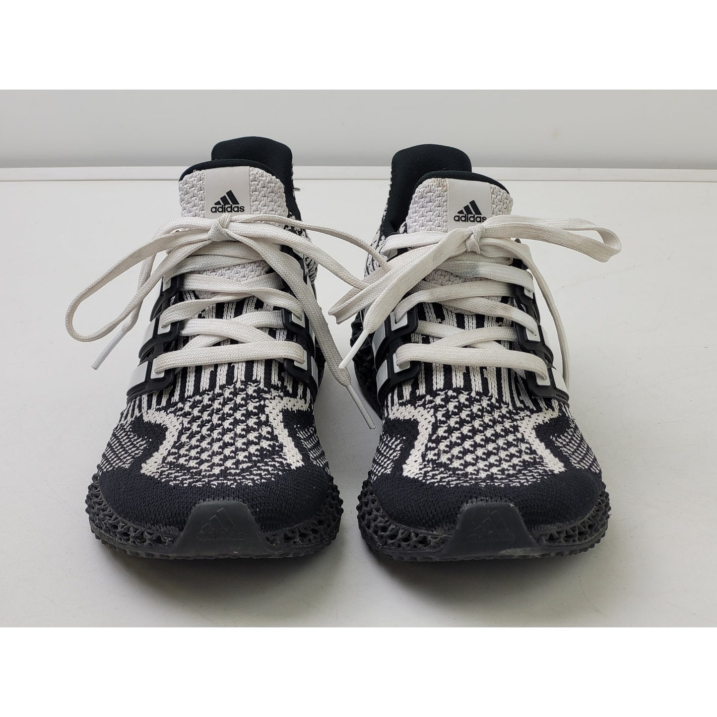 Adidas Ultra 4D Knit Primeknit Running Shoes Oreo Men's Sz 6 / Women's Sz 7