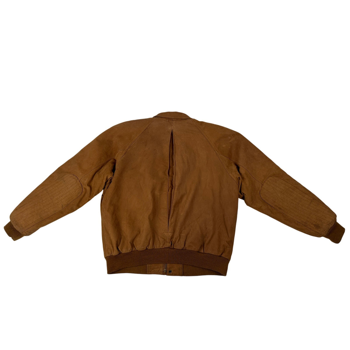 Vintage 90s Marlboro Adventure Team Leather Bomber Jacket Men's Sz M