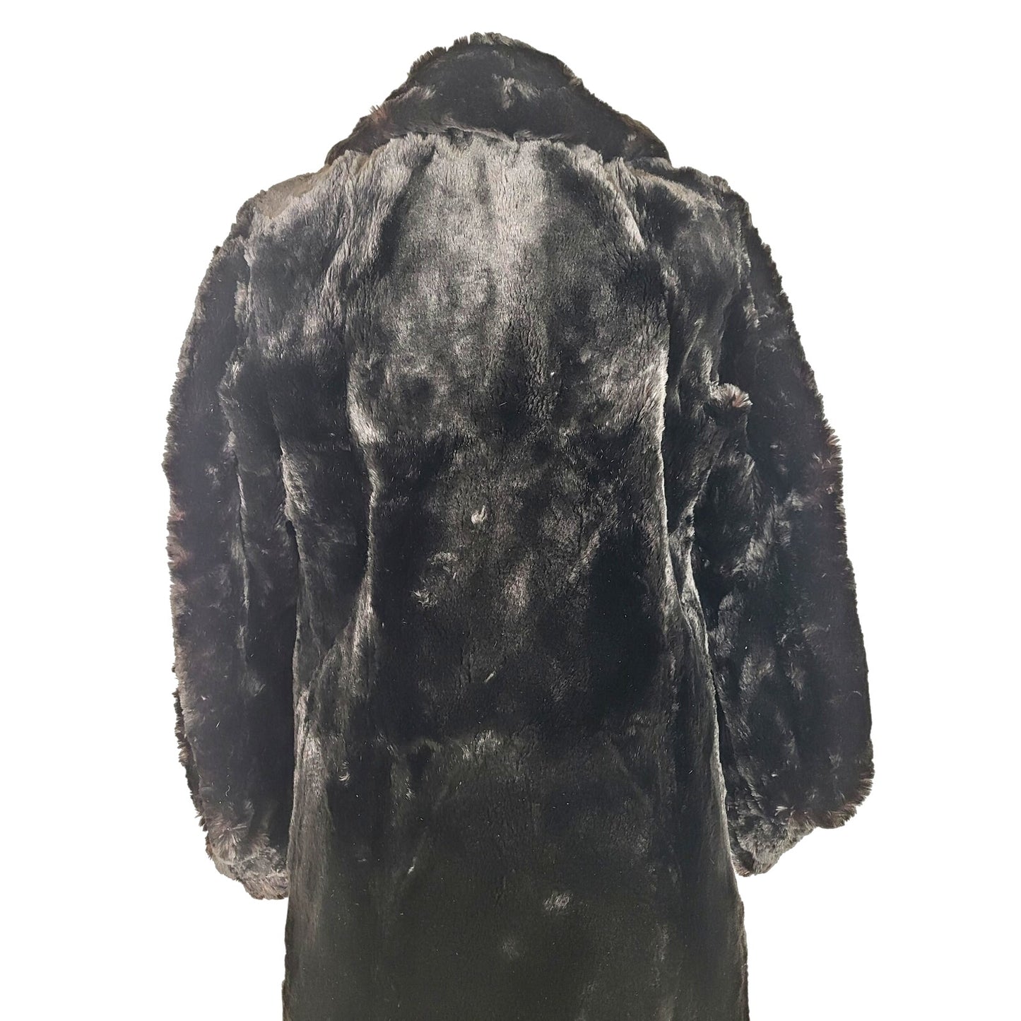 1920s-30s TA Chapman Co. Black Fur Coat Women's Sz XS EUC