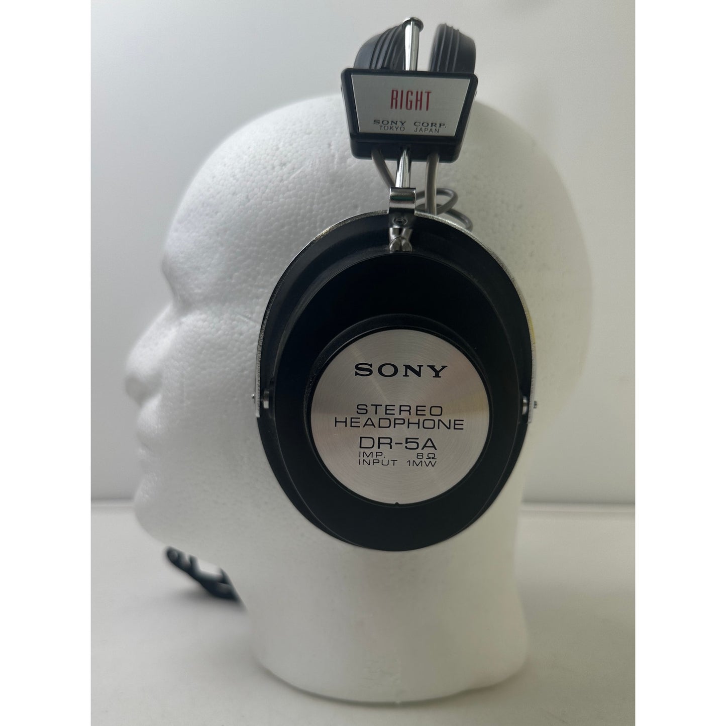 VTG Sony DR-5A Over-Ear Stereo Headphones | 1960s Made In Japan | Untested