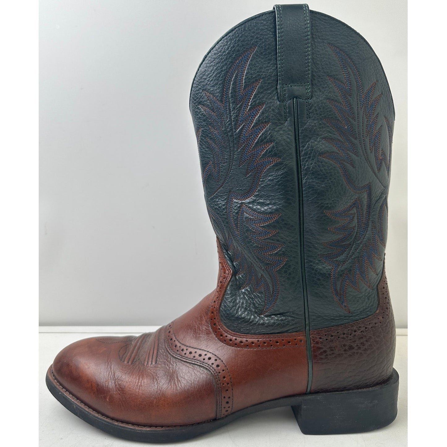 Ariat Heritage Stockman Two-Tone Western Cowboy Boots Men's Sz 13