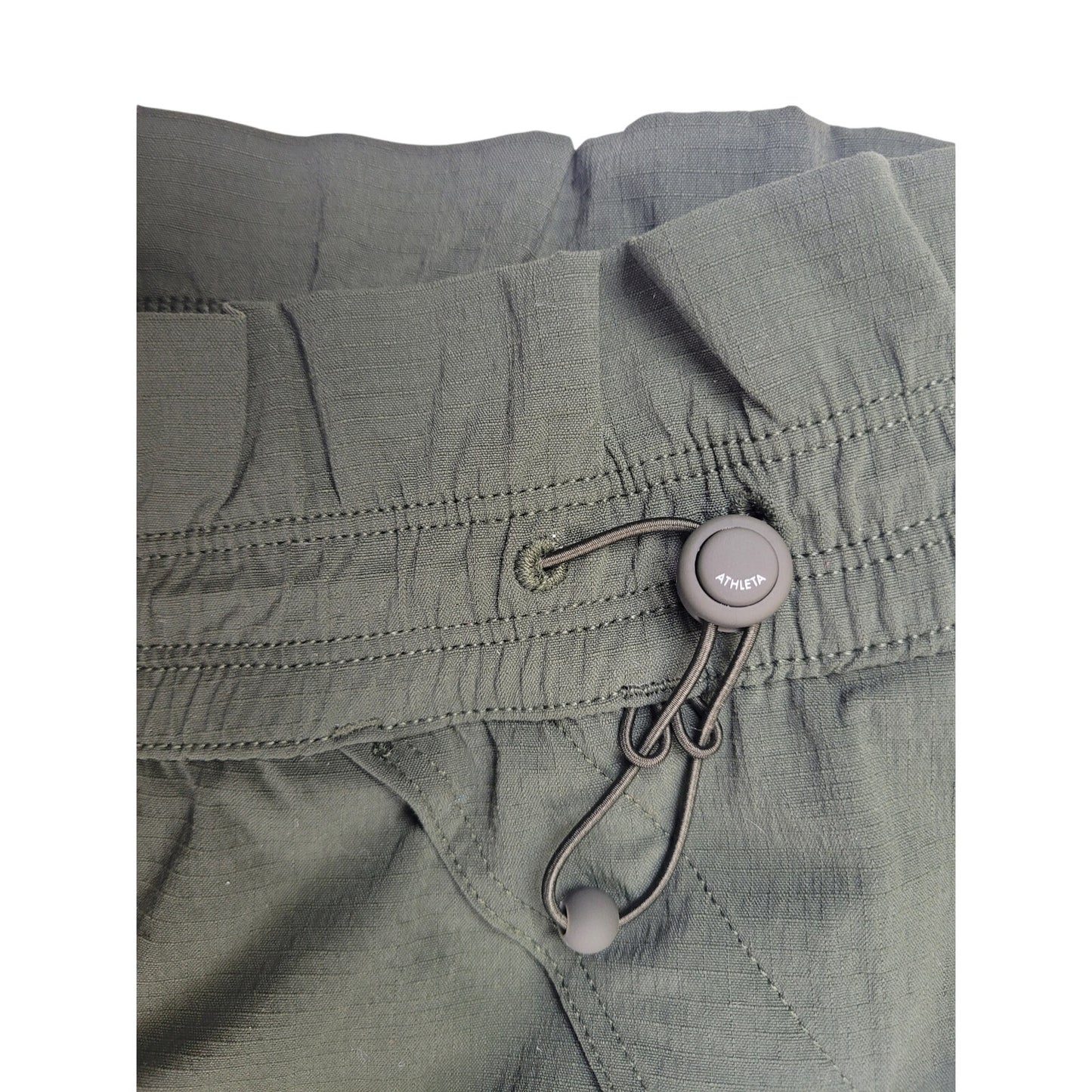 Athleta Trekkie Parachute Pant Olive Green Women's Sz XL NWT