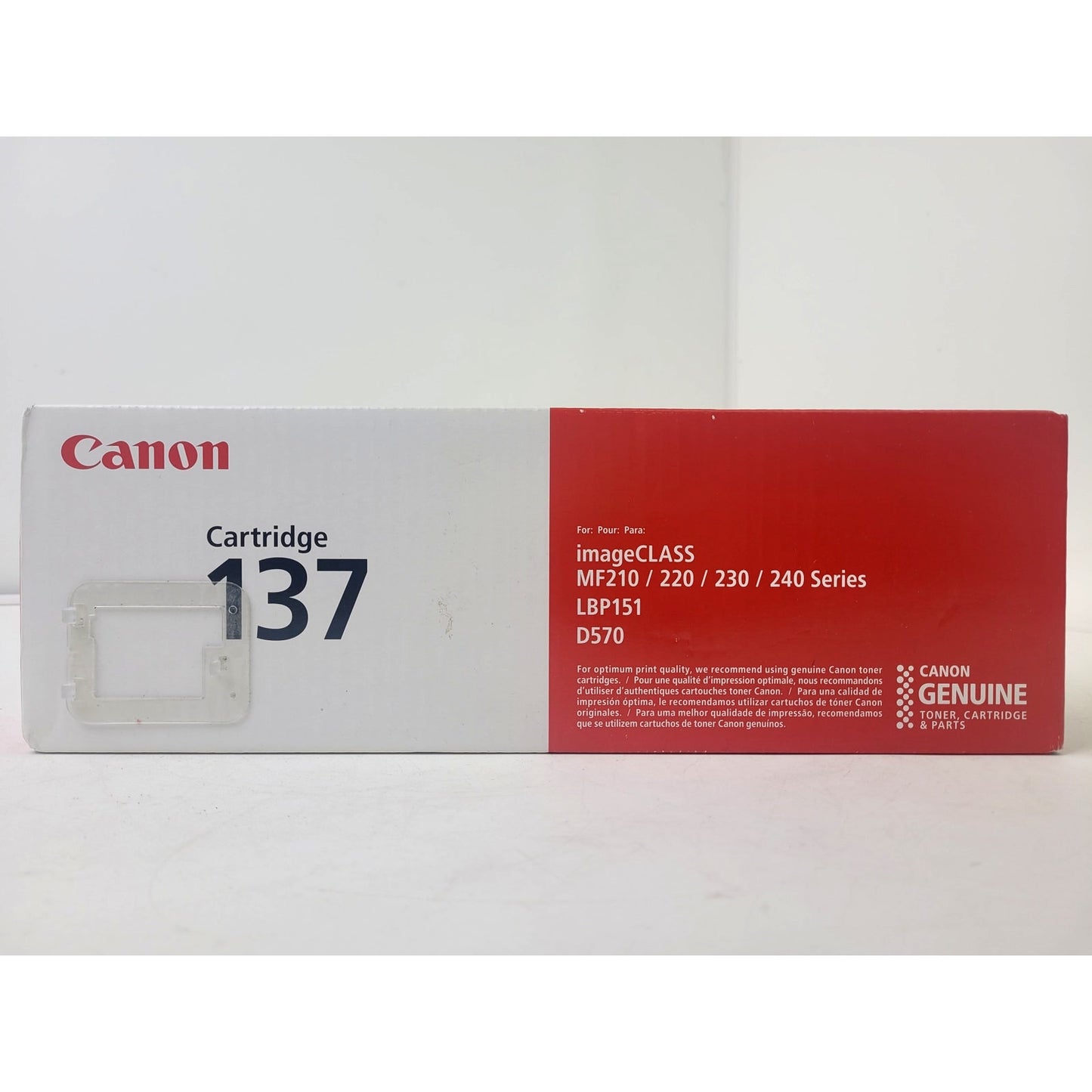 Canon 137 Black Toner Cartridge | New Sealed |  MSRP $102