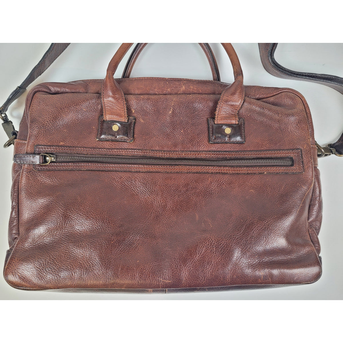 Moore & Giles Dillard Commuter Bag in Mad Dog Leather MSRP: $875