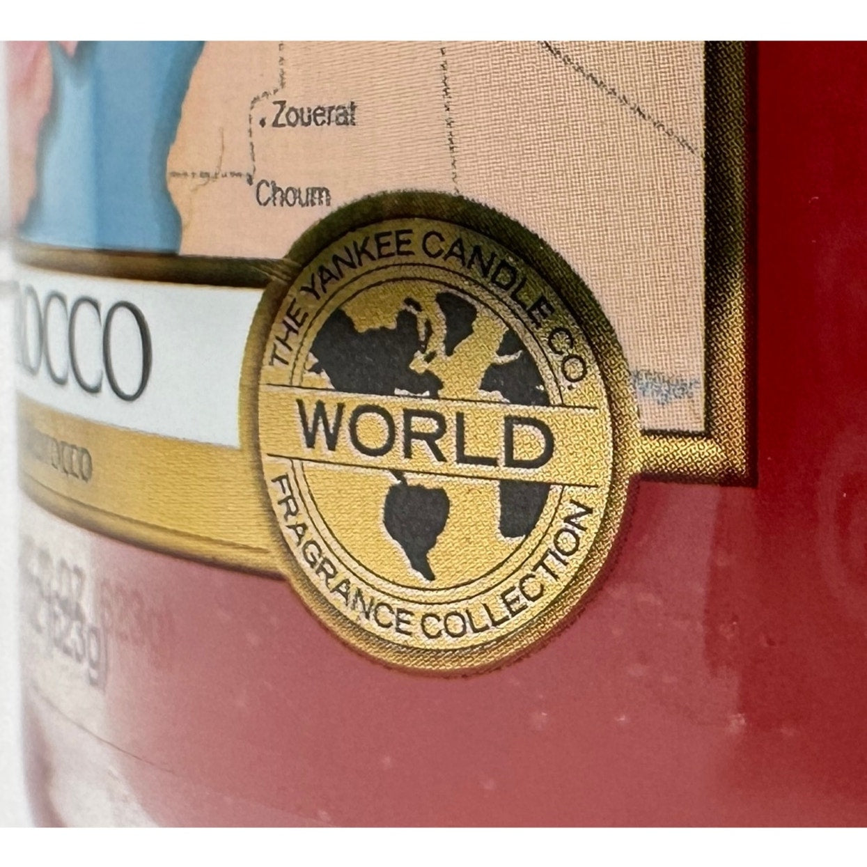 Yankee Candle Retired World Journeys Rose of Morocco Large 22oz