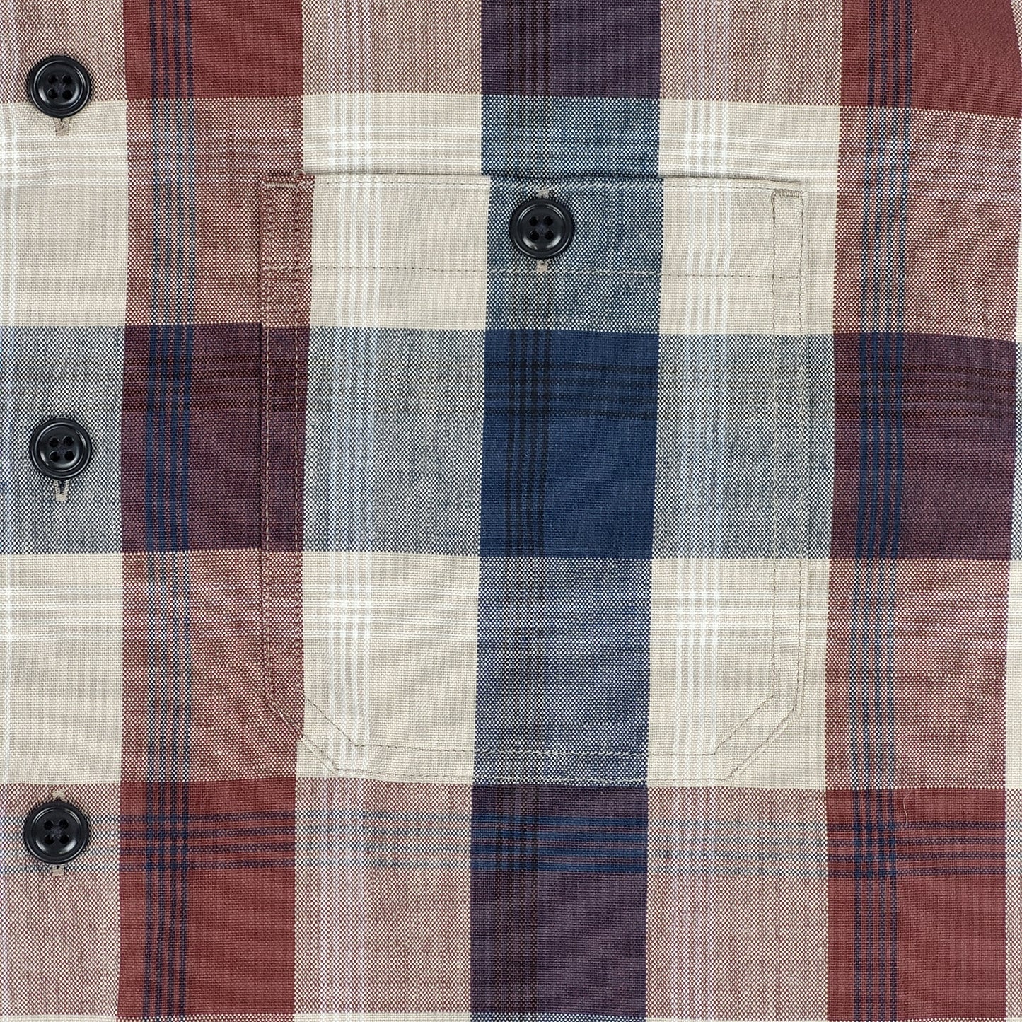 Filson Rustic Short Sleeve Camp Shirt 100% Cotton Blue & Red Plaid Sz L