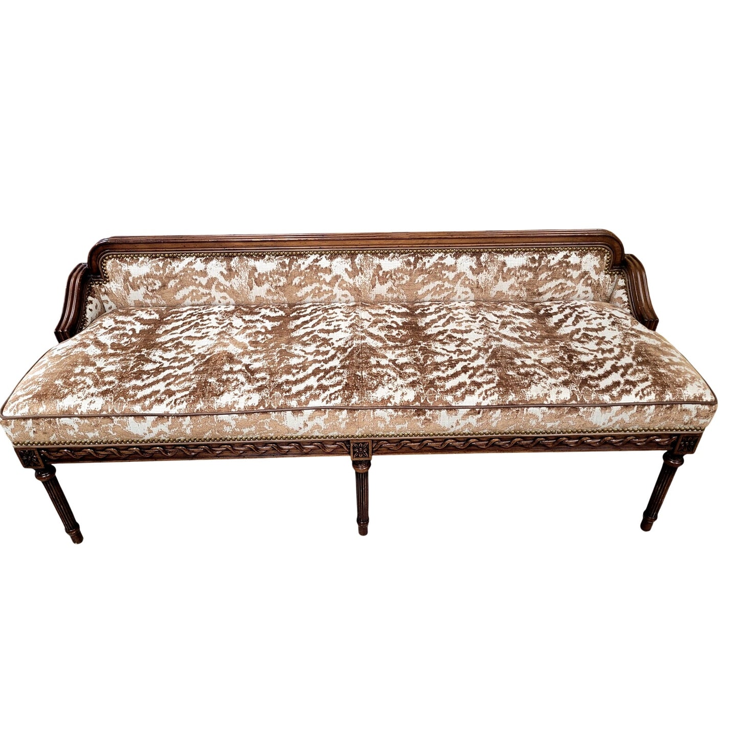 Hancock & Moore Drake Bench Accent 088 | 61" W x 21" D x 25" H | MSRP: $4000+
