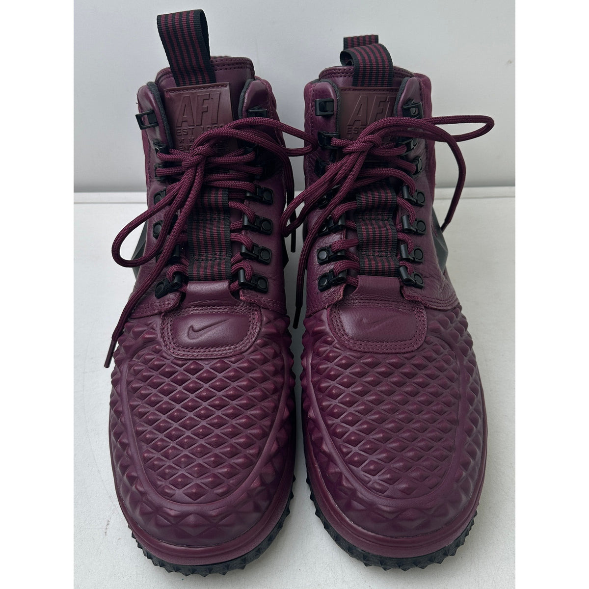 Nike Lunar Force 1 Duckboot '17 Bordeaux / Black Sneakers Men's Sz 10