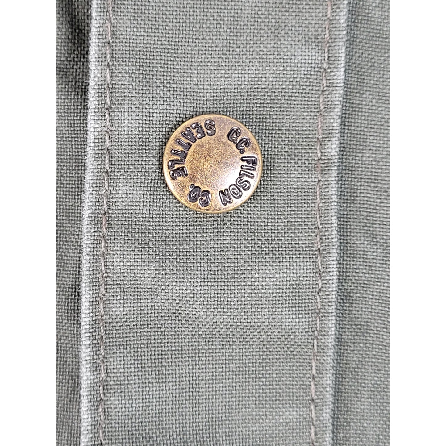 Filson Dry Tin Cloth Forester Jac-Shirt | Hunter Green | Men's Sz L