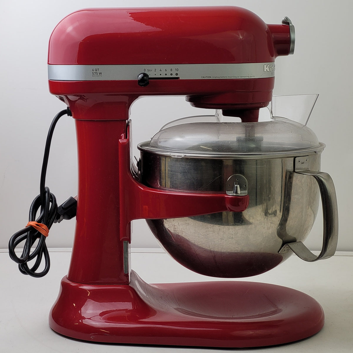 KitchenAid Red Professional Series Stand Mixer, Pouring Shield, & Attachments