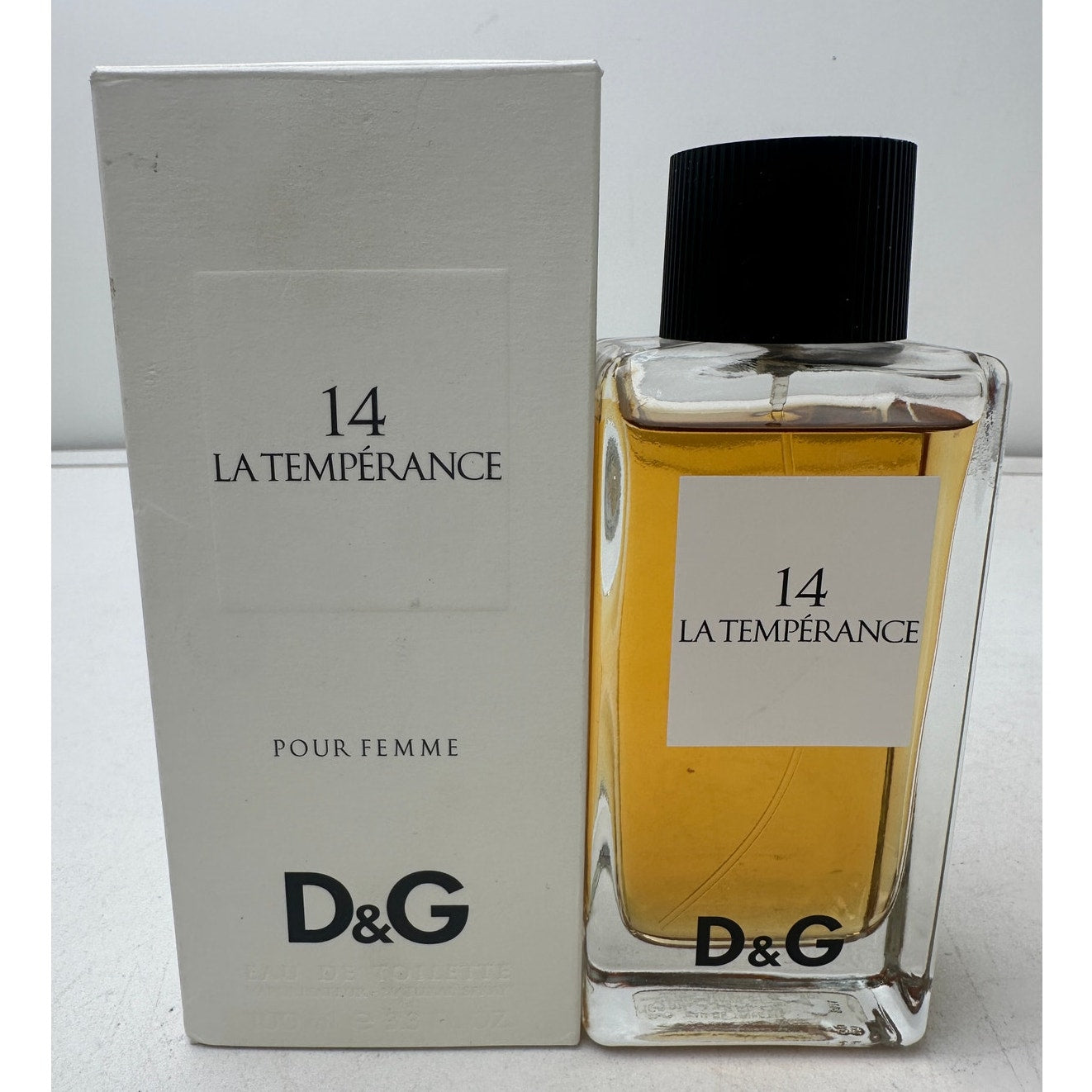 D&G 13 La Temperance Pour Femme Eau De Toilette Spray 3.3 oz / 100 ml W/ Box