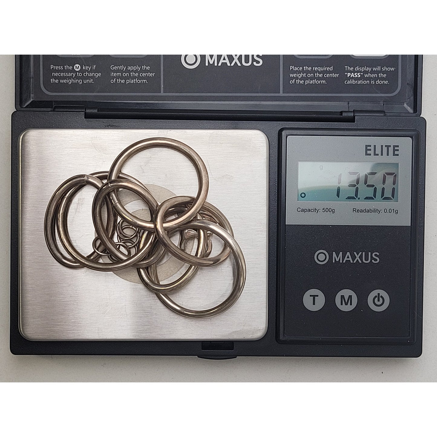 Dyadema Sterling Silver Large Chain Links Bracelet Made in Italy | 13.5 grams