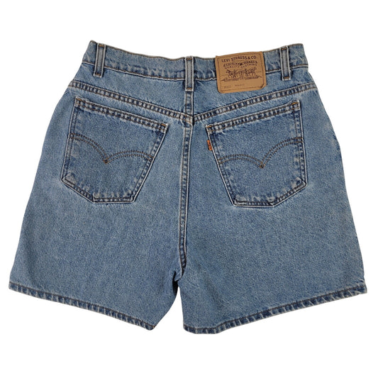 Vintage 1990s Orange Tab Levi's Medium Wash Shorts Women's Sz 30 Waist