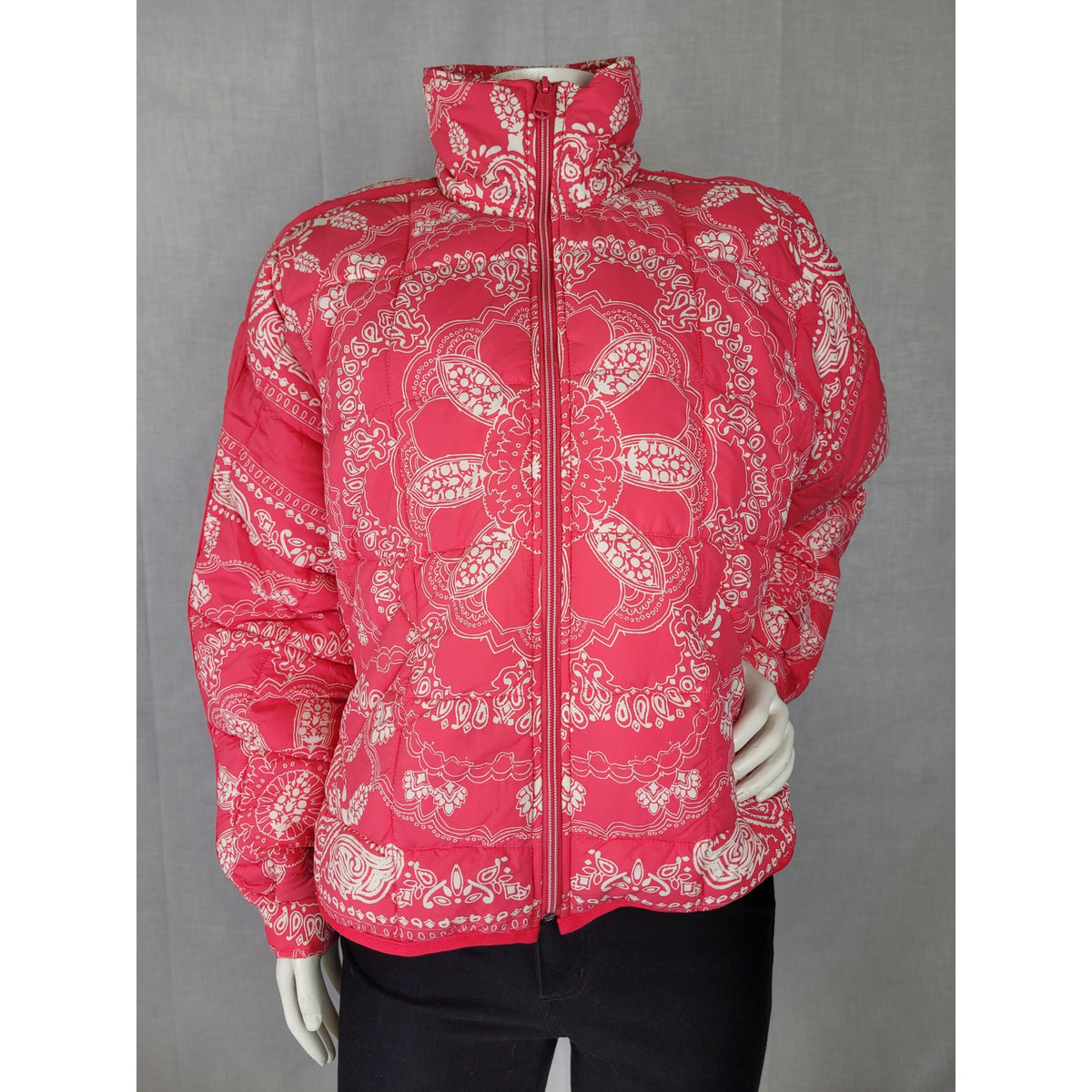 Free People Paisley Printed Pippa Packable Puffer Jacket Women's Sz XS NWT