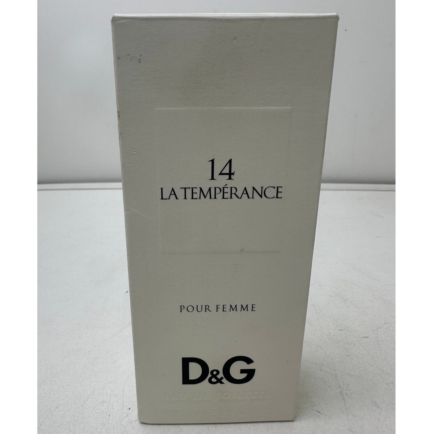 D&G 13 La Temperance Pour Femme Eau De Toilette Spray 3.3 oz / 100 ml W/ Box