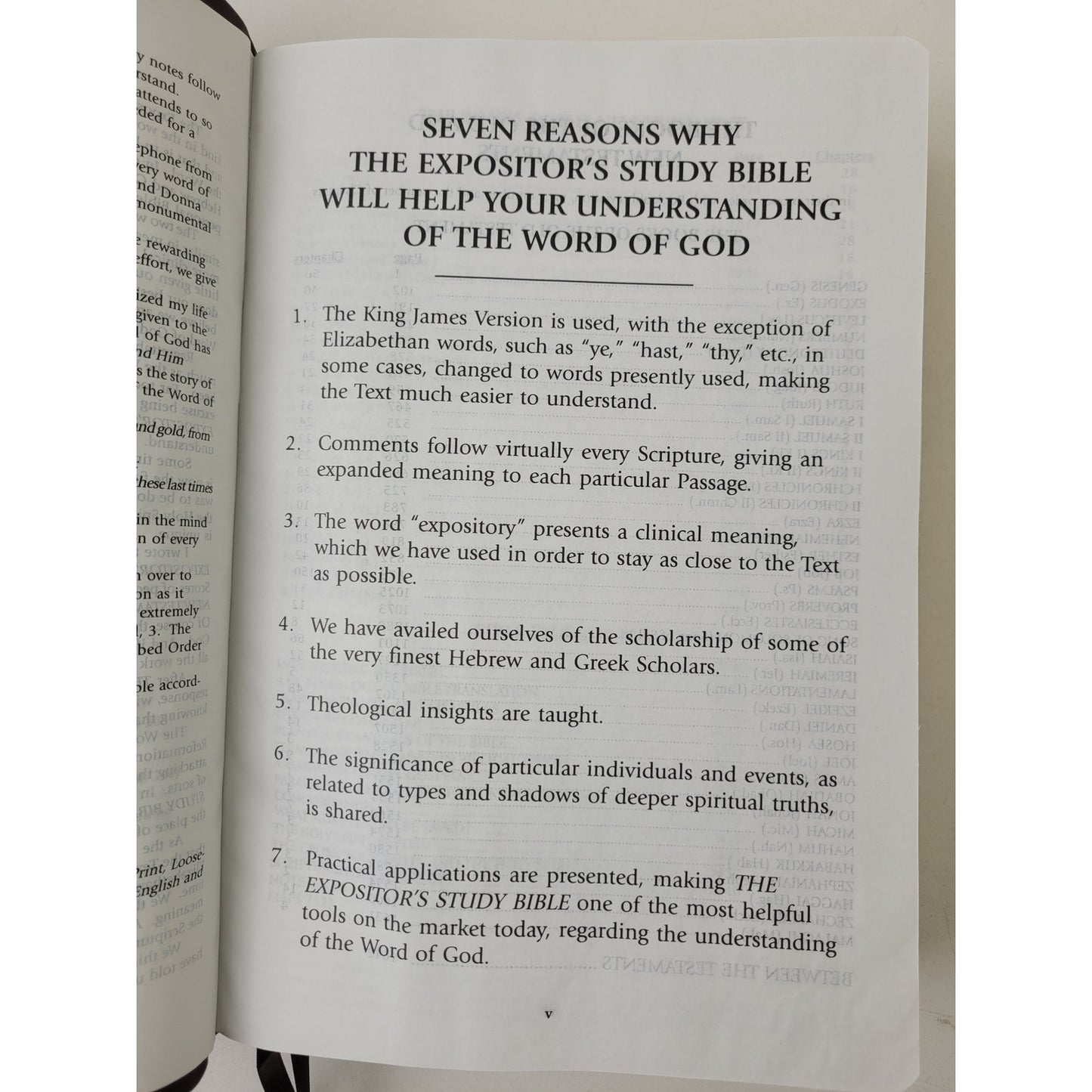 The Expositor's Study Bible Crossfire Deluxe Edition Brown Leather KJV Signed