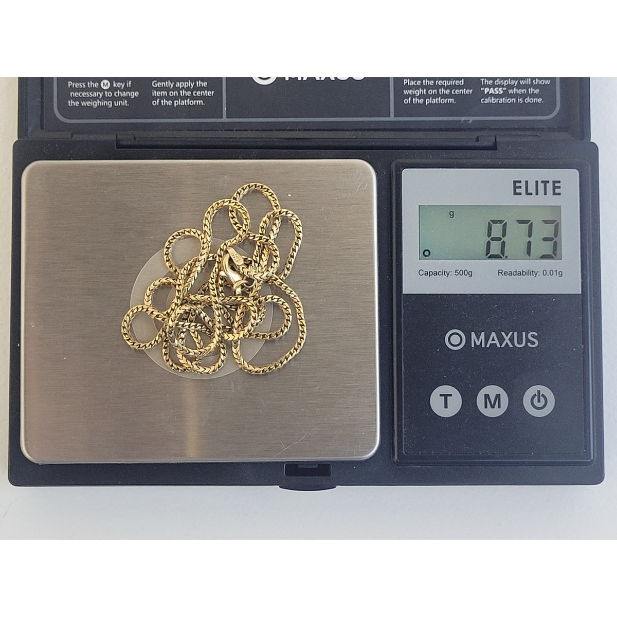 14K Yellow Gold Franco Chain Necklace 24" 2mm | 8.73 Grams