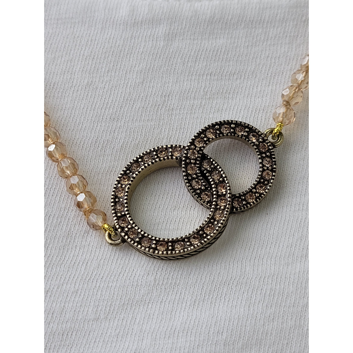 Heidi Daus The Long and Short of It Beaded Crystal Toggle Deco Necklace