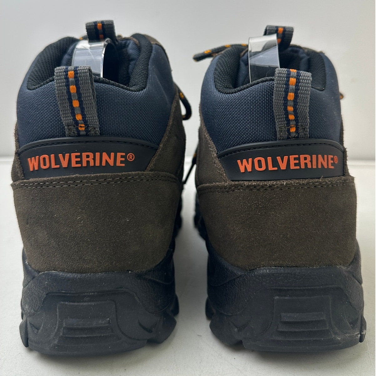Wolverine Brighton Pewter/Navy Steel Toe Hiker Work Boots Men's Sz 9
