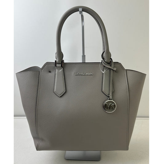 Michael Kors Hayes Large Tote in Pearl Grey NWT