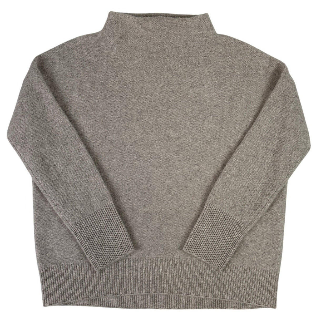 Vince 100% Cashmere Mock Neck Beige Sweater Women's Sz S