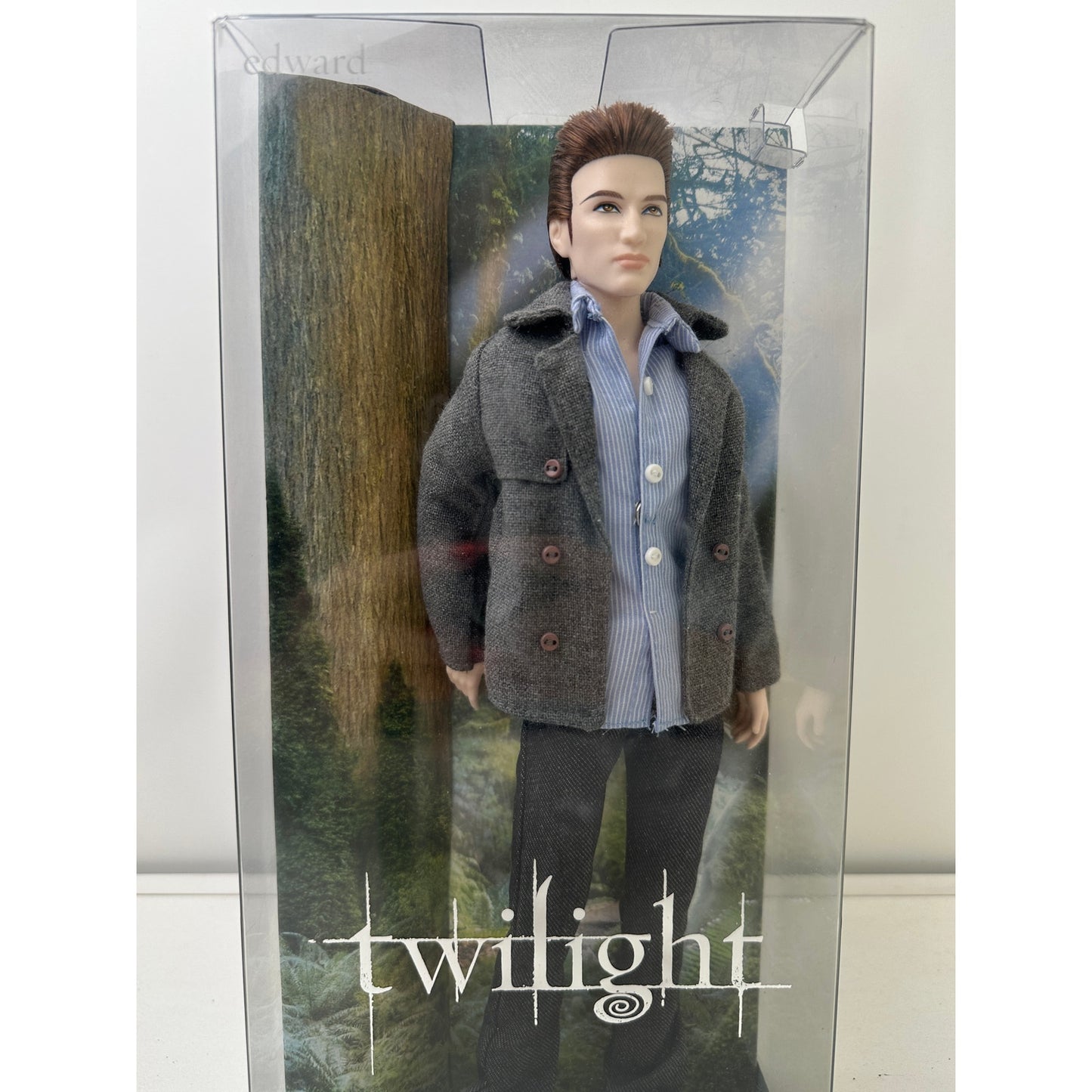 2009 Mattel Barbie Collector Twilight Saga Edward Cullen Doll Pink Label NIB
