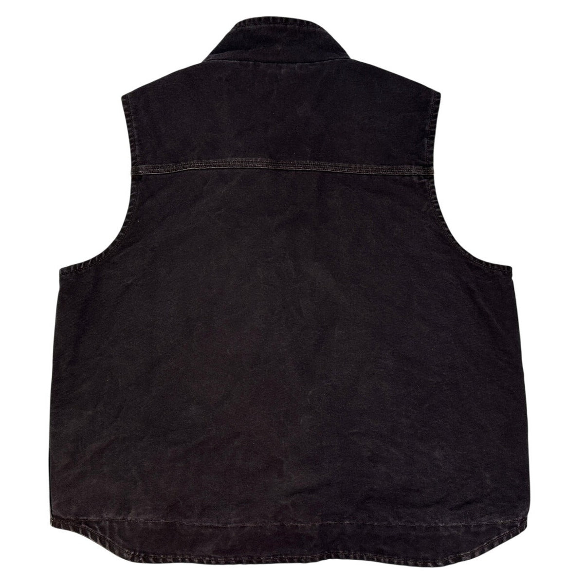 Vintage Carhartt V33 DKB Dark Brown Lined Sandstone Duck Vest XL Pace Int