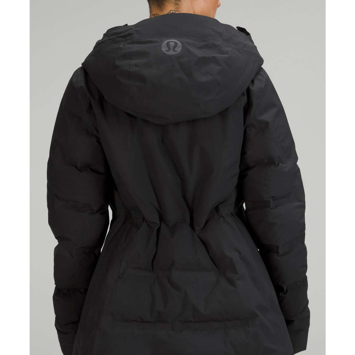 Lululemon Black Sleet Street Jacket Goose Down Puffer Women's Sz 10