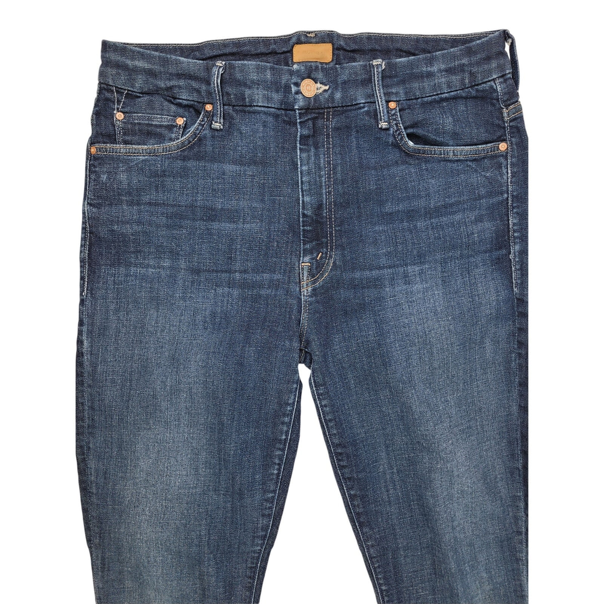 MOTHER High Waisted Looker Medium Wash Skinny Jeans | Women's Sz 31