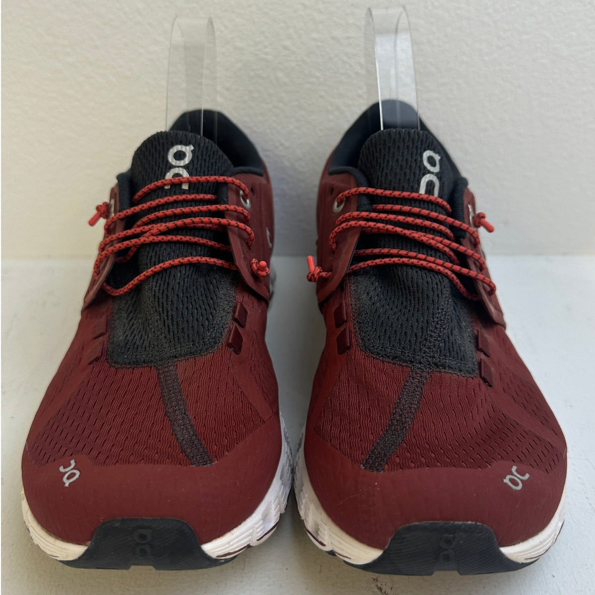 On Cloud Running Shoes Burgundy Ruby Red 19.99193 Women's Sz 8