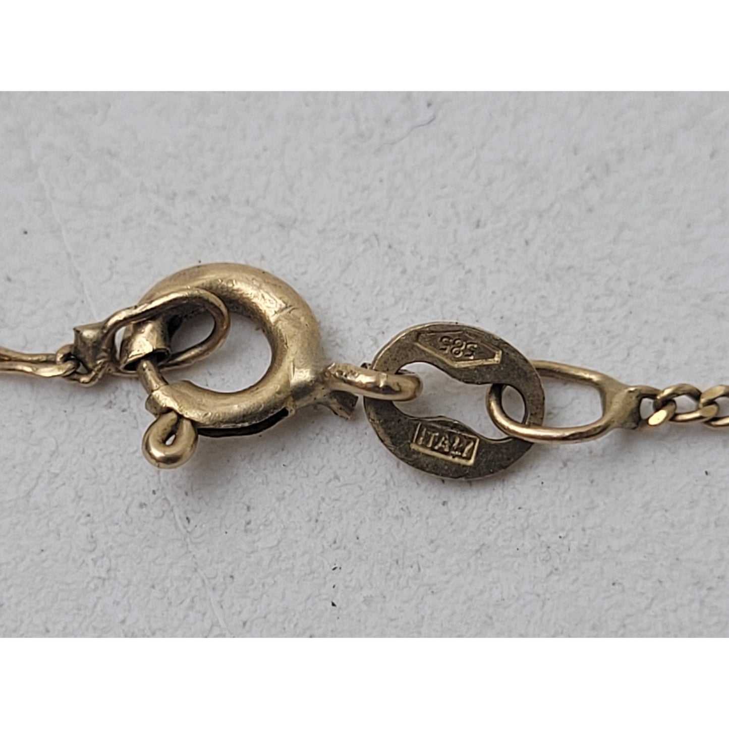 14K Yellow Gold Figaro Chain 21" | 2 Grams | Made in Italy