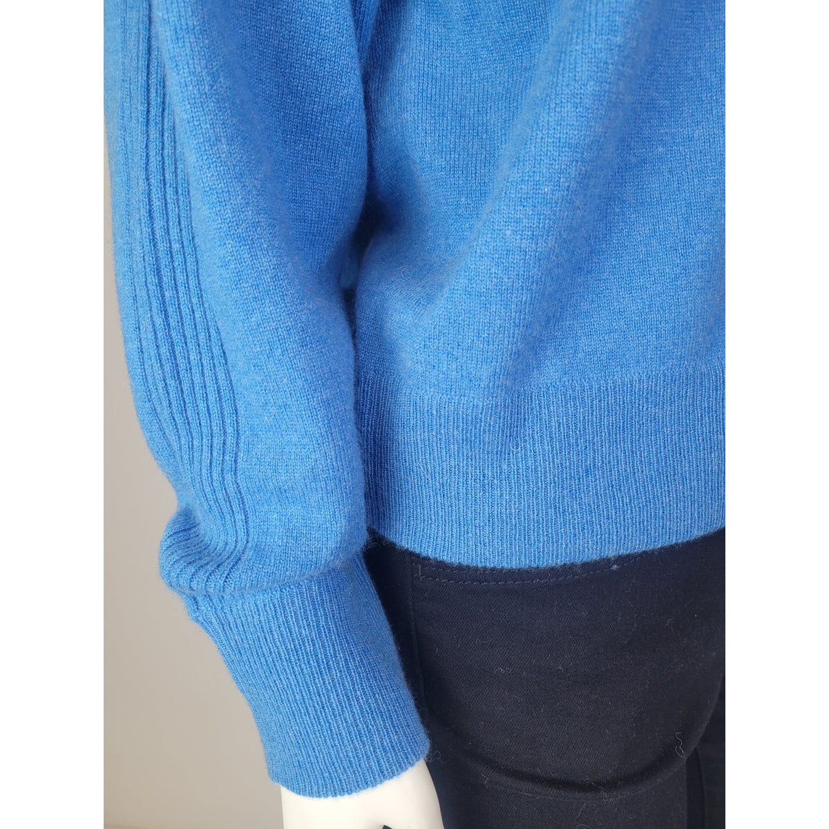 Kinross Cashmere 100% Cashmere Blue Pullover Sweater Women's Sz S