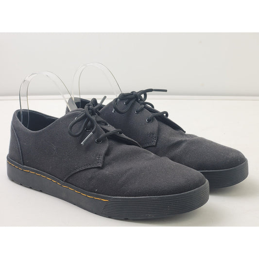 Dr. Martens Cairo Lo Canvas Shoes Oxford Sneakers in Black Men's Sz 11