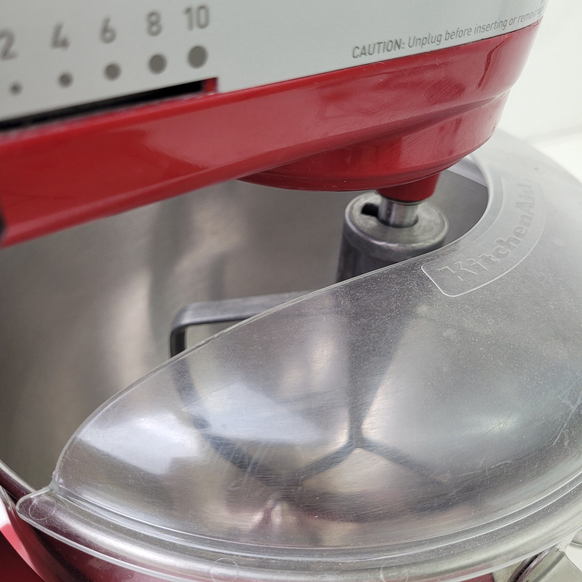 KitchenAid Red Professional Series Stand Mixer, Pouring Shield, & Attachments
