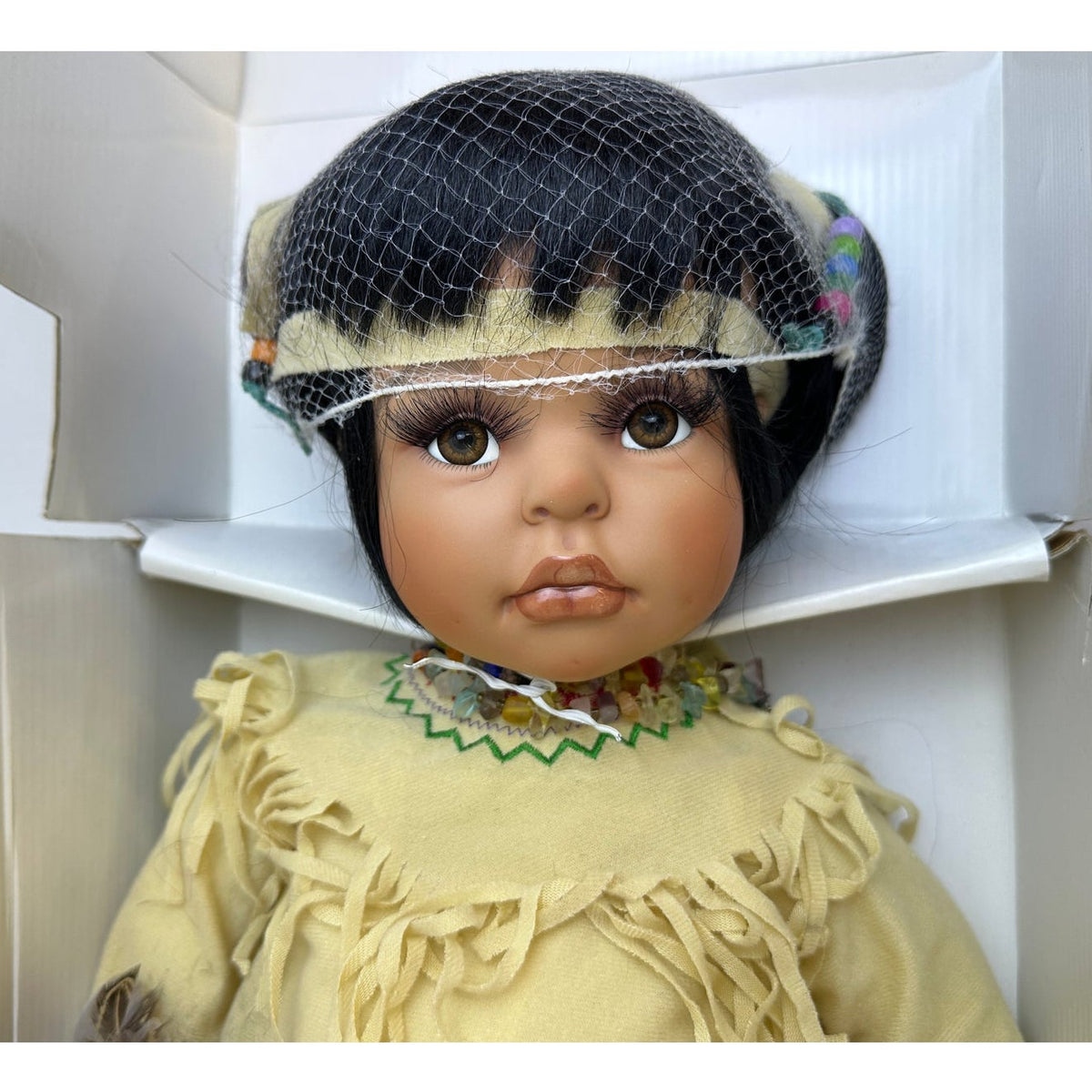Vintage Paradise Galleries Treasury Collection Joyful Dove Native American Doll