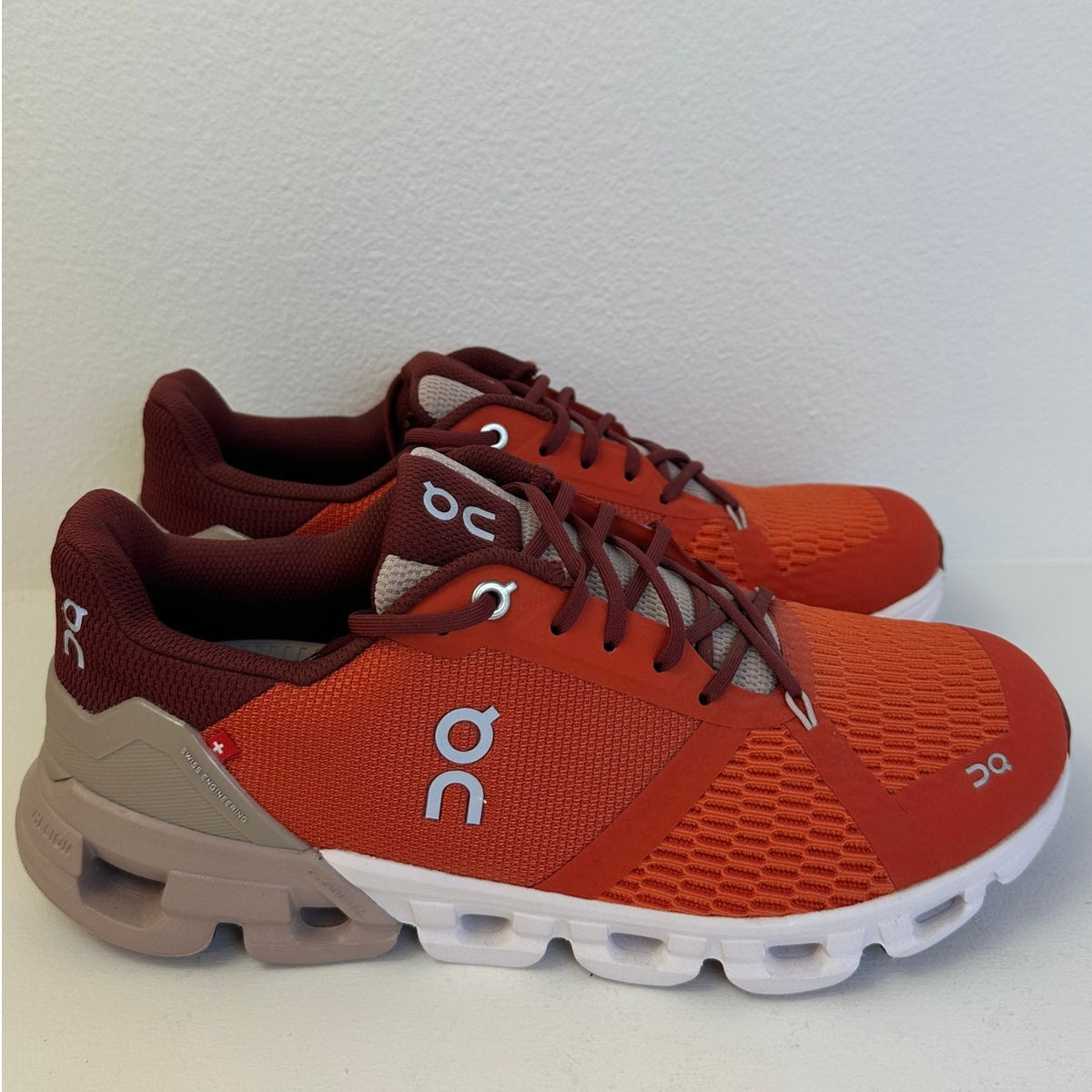 On Cloudflyer 4 Rust/Hay Running Shoes Women's Sz 9