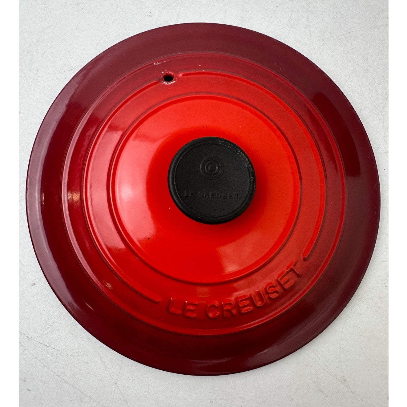 Vintage Le Creuset Red Enamel Cast Iron Saucepan Set