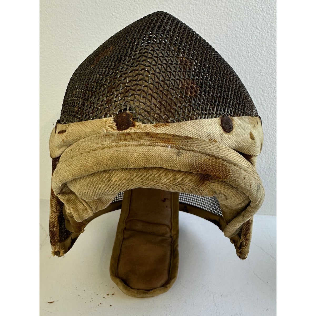 Vintage Castello NYC Fencing Mask & Engraved Italian Foil Sword Set