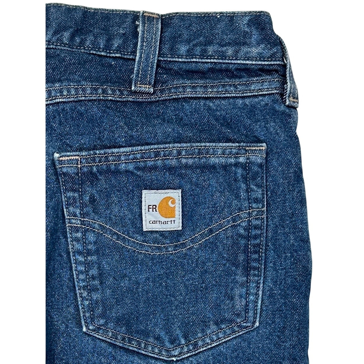 Carhartt FRB004 MDS Flame-Resistant Relaxed Fit Denim Jeans Men's Sz 33x36