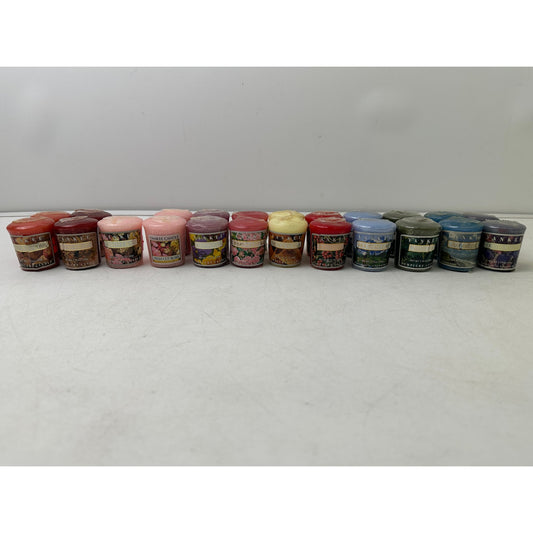 Lot of 23 Vintage Yankee Candle Votive Samplers - Sealed Retired Scents