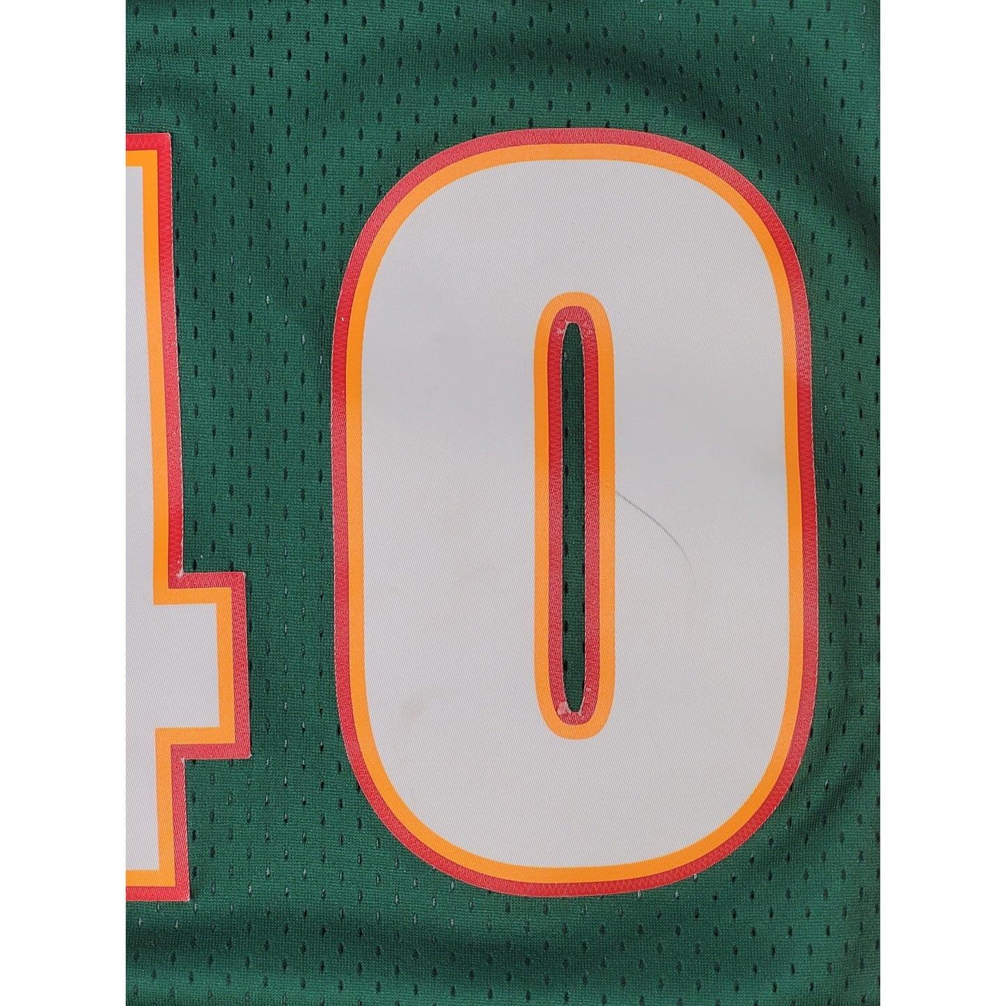 Seattle Supersonics Shawn Kemp 1996 Green Swingman Mitchell & Ness Jersey Sz S